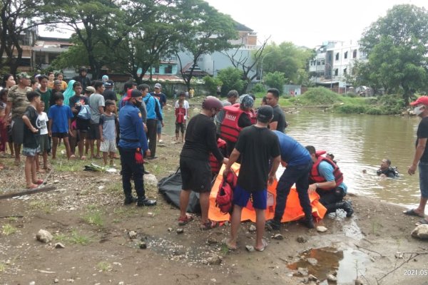 2 Bocah Tewas Tenggelam di Kubangan Bekas Galian Stadion Mattoanging Makassar