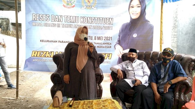 Rezki Lutfi Janji Kawal Aspirasi Pelatihan UMKM Bagi Ibu-ibu dan Perbaikan Jalan ke DPRD Sulsel