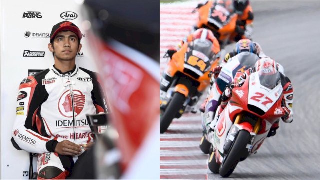 Moto3 Italia: Pembalap Asal Bulukumba Andi Gilang Ketagihan Raih Poin