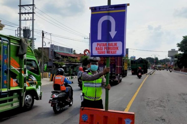 Dua Hari Larangan Mudik, Polri Sudah Putar Balik 32.825 Kendaraan