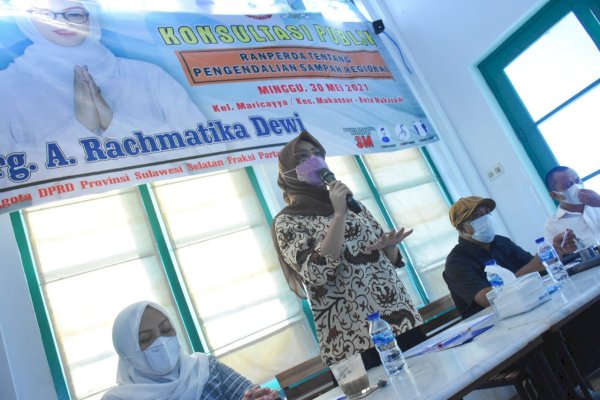 Legislator NasDem DPRD Sulsel Cicu Lakukan Konsultasi Publik soal Pengelolaan Sampah Regional