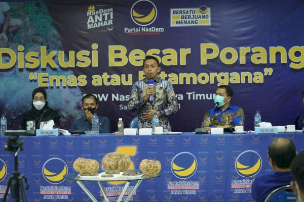 Syaharuddin Alrif Diundang ke NasDem Jatim Bicara Potensi Porang, Emas atau Fatamorgana