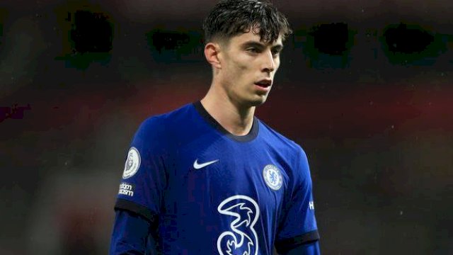 Kai Havertz Bawa Chelsea Unggul 1-0 atas Manchester City di Babak Pertama