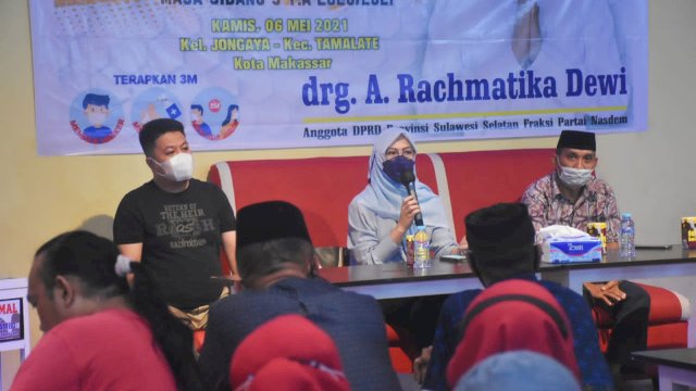 Ketua Komisi B DPRD Sulsel A Rachmatika Dewi alias Cicu melakukan reses