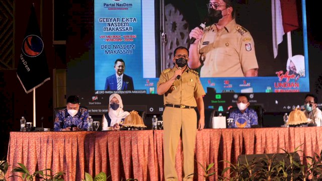 Di Gebyar e-KTA, Danny sebut Partai Nasdem Makassar Lebih dulu Bersmart City Dibanding Partai Lain