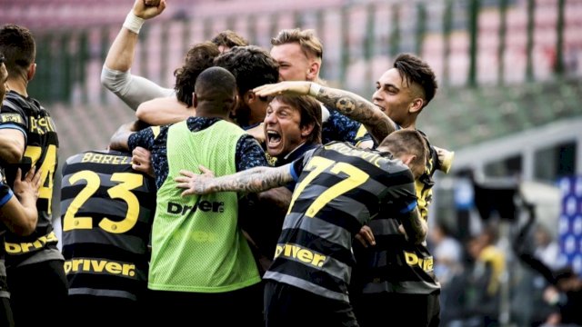 Inter Milan juara serie A musim 2020-2021.