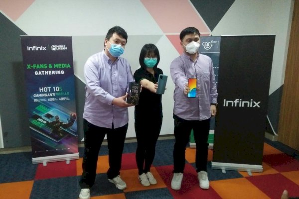 Penuhi Kebutuhan Para Gamers, Infinix Hot 10S Hadir di Makassar