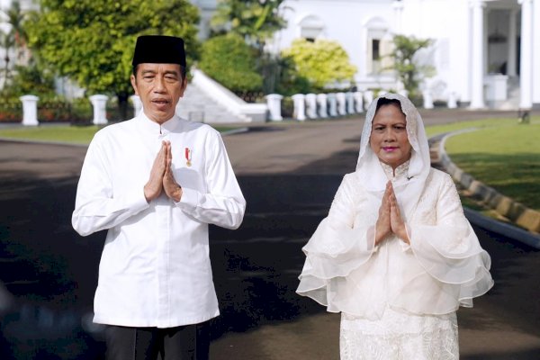 Presiden Jokowi dan Ibu Negara Sampaikan Ucapan Hari Raya Idulfitri 1442 H