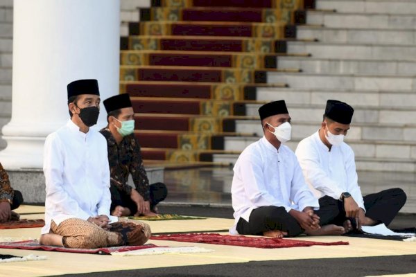 Salat Idul Fitri di Istana Bogor, Jokowi Diimami Paspampres