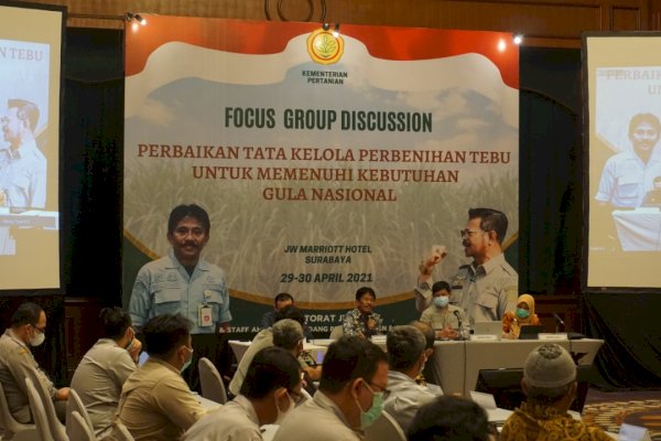 FGD Kementan Bahas Strategi Penuhi Kebutuhan Gula Nasional