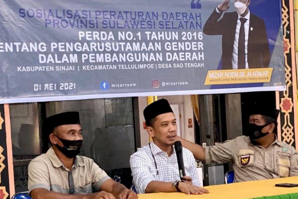 Mizar Roem Bicara Pentingnya Kesetaraan Gender dengan Warga Sinjai Sulsel