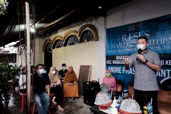 Warga Keluhkan Vaksin hingga Drainase di Reses Legislator NasDem Sulsel Andre Tanta