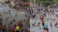Ngeri! Mirip di India, Pengunjung Ancol Membeludak 39 Ribu Orang, Potensi Klaster Penyebaran Covid