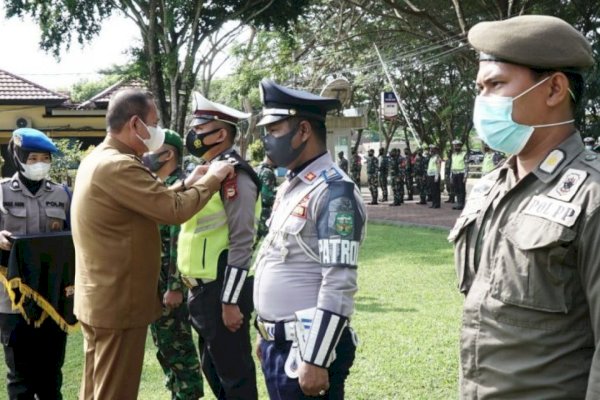 Bupati Luwu Basmin Mattayang Pimpin Apel Operasi Keselamatan Tahun 2021