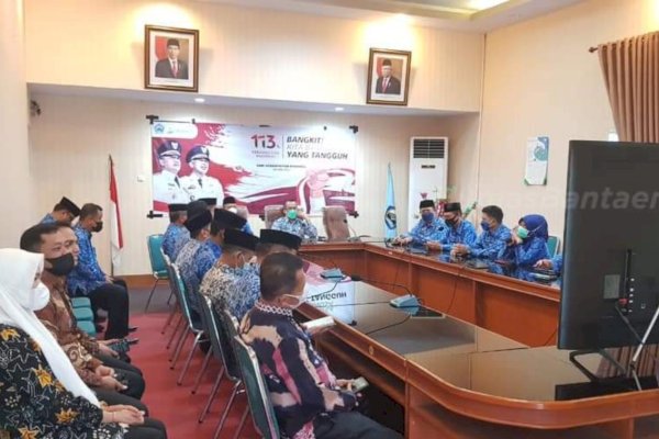 Pemkab Bantaeng Ikuti Upacara Virtual Peringatan Harkitnas