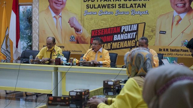 Airlangga Sudah Disposisi, Golkar Sulsel Langsung Rapat Prakondisi Pelantikan