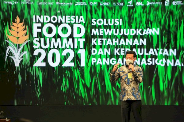 Mentan SYL di Indonesia Food Summit 2021: Pertanian Adalah Tanggung Jawab Bersama