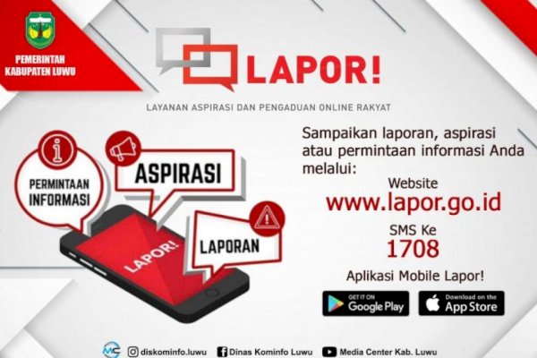 Tingkatkan Layanan Informasi, Pemkab Luwu Kini Punya Aduan Online LAPOR