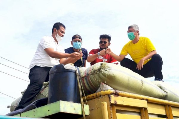 Mentan Syahrul Harus Naik Truk Sidak Harga Gabah di Sumsel