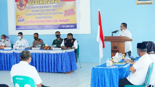 Ada Pungli, Bupati Pangkep: Lawan dan Laporkan!