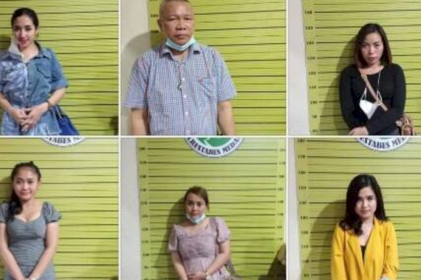 Penampakan Sekda Nias Utara dan 5 Perempuan saat Ditangkap Lagi Pesta Narkoba