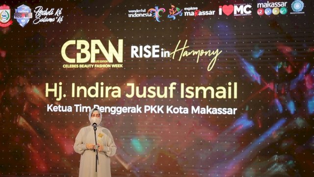 Indira Buka Celebes Beauty Fashion Week, Apresiasi Penerapan Protokol Kesehatan yang Ketat