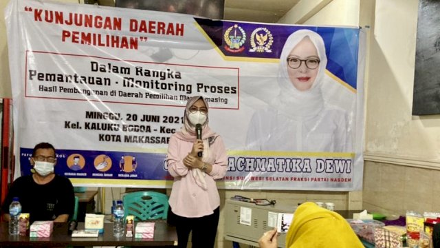 Legislator NasDem Sulsel Cicu Pantau Bantuan Alat Kemasan: Kita Ingin Pastikan Berjalan Baik atau Tidak