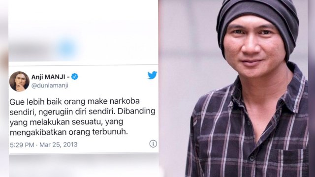 Jejak Digital! Anji Pernah &#8216;Halalkan&#8217; Narkoba, Asal Dipakai Sendiri