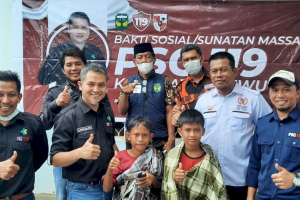 Bakti Sosial PSC 119 Luwu, Gelar Sunat Massal Gratis