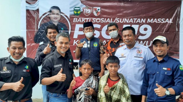 Bakti Sosial PSC 119 Luwu, Gelar Sunat Massal Gratis