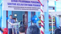 Bupati Pangkep MYL Resmikan Gerai Perijinan Kelautan dan Perikanan