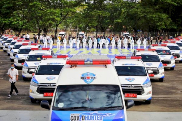 Tim Covid Hunter Pemkot Makassar Tangani Kasus Pekerja Proyek Apartemen di Jalan Jendral Sudirman