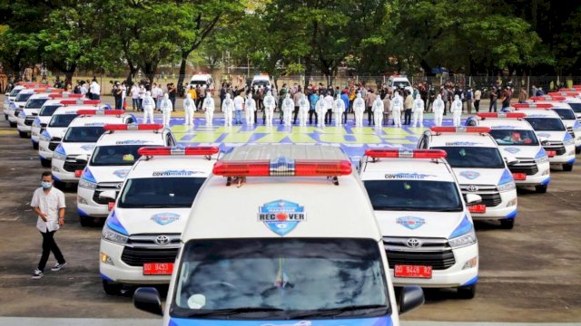 Tim Covid Hunter Pemkot Makassar Tangani Kasus Pekerja Proyek Apartemen di Jalan Jendral Sudirman