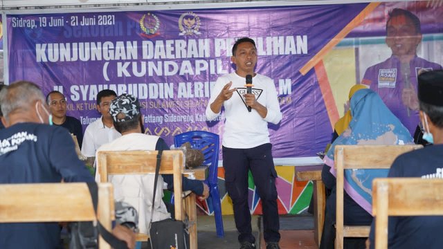 Kundapil, Wakil Ketua DPRD Sulsel Syaharuddin Sampaikan Pesan Ini ke Warga Sidrap