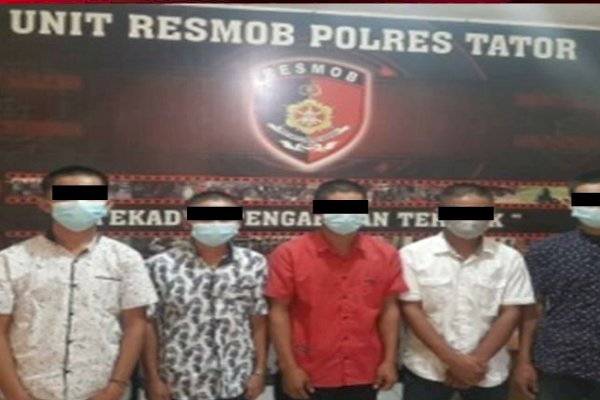 Dalam Sepekan, Polres Tator Amankan Belasan Preman