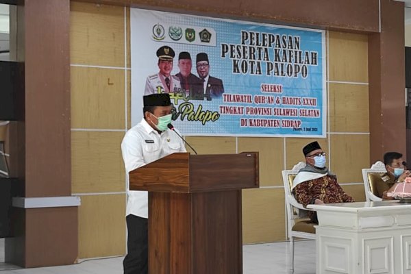 Judas Lepas Kafilah STQ Palopo, Minta Boyong Gelar Juara