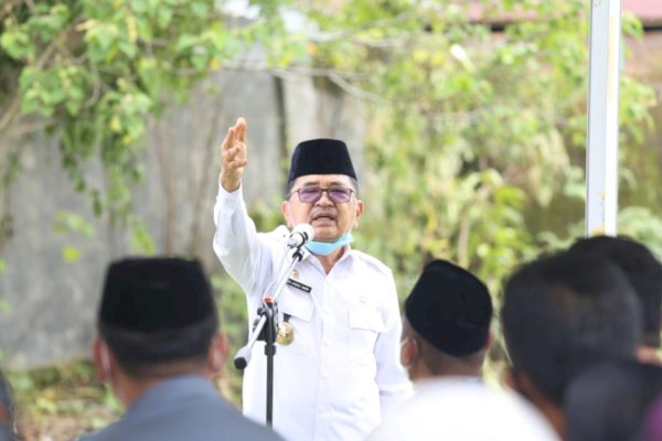 Pasang Batu Pertama, Judas Amir Mulai Pembangunan SMP 8 Palopo 