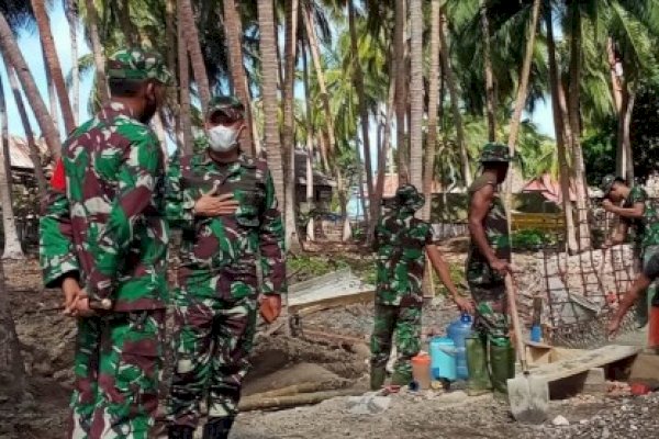 Sepekan Giat TMMD ke-111, Jalan Bitombang – Tola Selayar Sudah Capai 3,2 KM