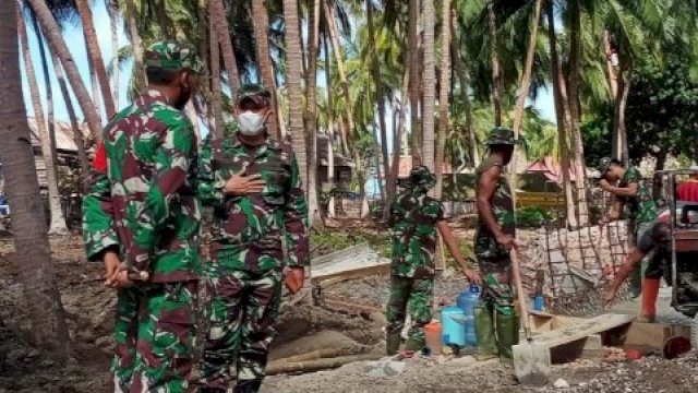 Sepekan Giat TMMD ke-111, Jalan Bitombang – Tola Selayar Sudah Capai 3,2 KM