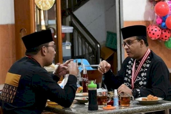 Anies Baswedan dan Ridwan Kamil Bertemu, Kode ke Puan Maharani