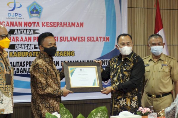 DJPb Sulsel Apresiasi Manajemen Keuangan Pemkab Bantaeng
