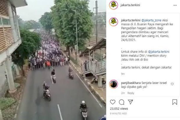 Ribuan Pendukung Rizieq Shihab Long March, Netizen: Klaster Baru