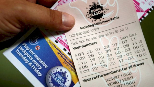 kupon lotre EuroMillions. (Foto: AP)