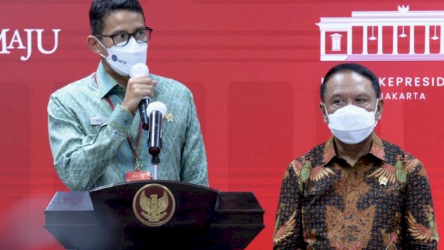 Menteri Pariwisata dan Ekonomi Kreatif (Menparekraf) Sandiaga Uno.