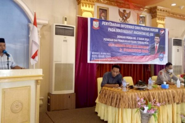 Sosialisasi Perda Soal Pengelolaan RTH, Syamsuddin Raga Tekankan Pentingnya Menjaga Lingkungan