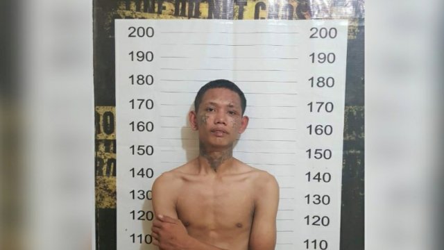 SS alias Younglex, pemudda di Makassar yang diamankan polisi karena kasus penggelapan kendaraan bermotor.