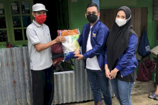 Tak Asal Gabung, Ternyata NasDem Milenial Sulsel di Makassar Rutin Gelar Jumat Berbagi