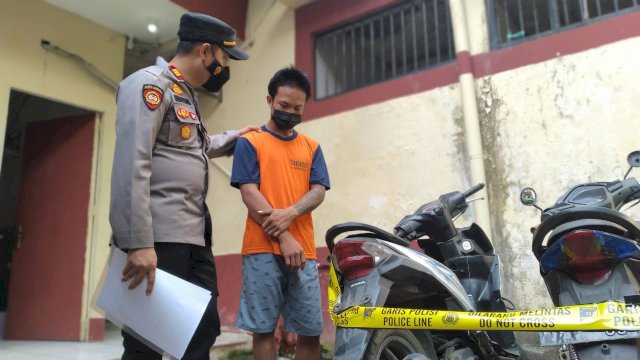 Tak Pernah Jera, Residivis Curanmor di Makassar Ini Lagi-lagi Diringkus Polisi