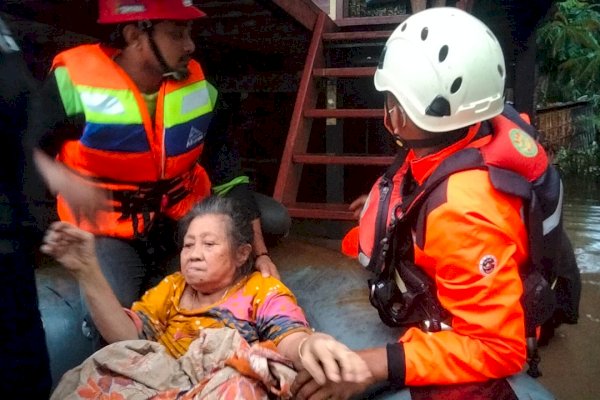 Basarnas Sulsel Siaga di Tiga Kabupaten Terdampak Bencana Banjir