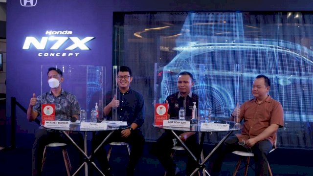 Honda N7X Konsep Mejeng di Atrium Trans Studio Mall Makassar